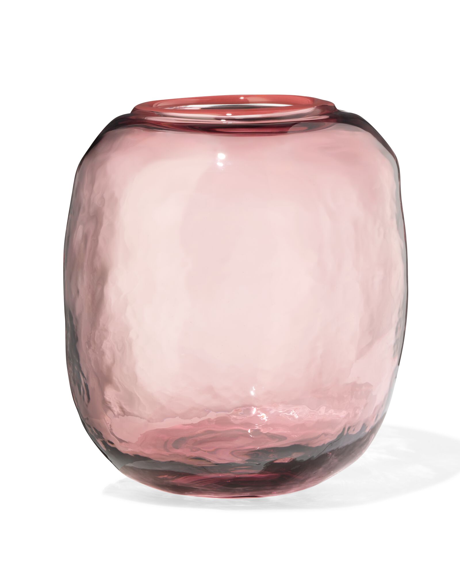 vase ⌀8,2x21,8cm verre rose - 13325002 - HEMA