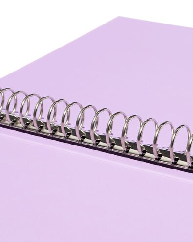classeur A4 &agrave; 23&nbsp;anneaux lilas - 14850108 - HEMA
