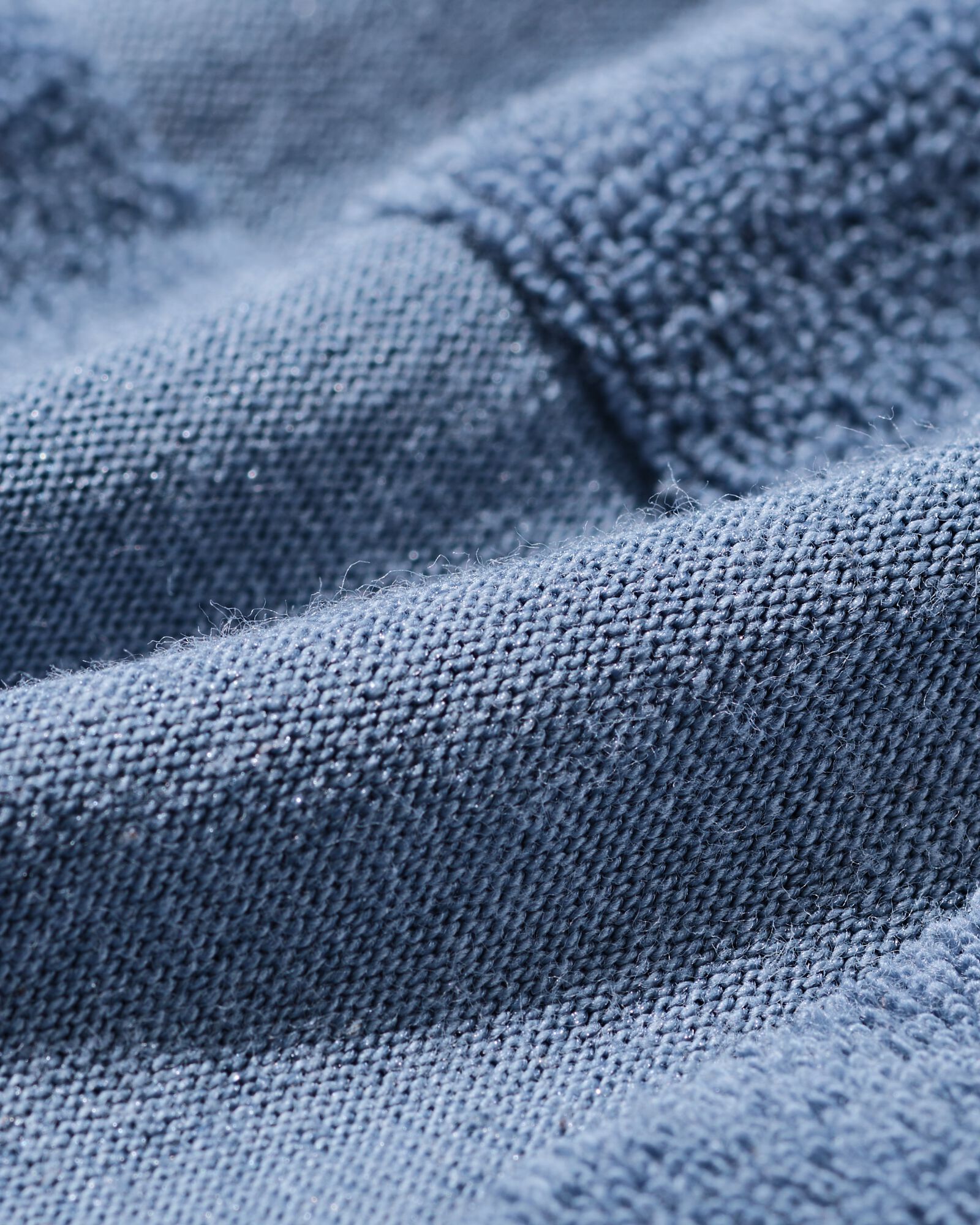 Babypulli aus Frottee mit Farbkontrasten blau blau - 33183770BLUE - HEMA