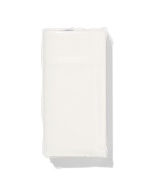 serviettes 10x20cm papier blanc - 10 pi&egrave;ces - 14200302 - HEMA