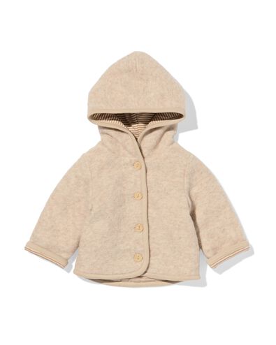 Newborn-Jacke mit Wolle sandfarben sandfarben - 33442820SAND - HEMA