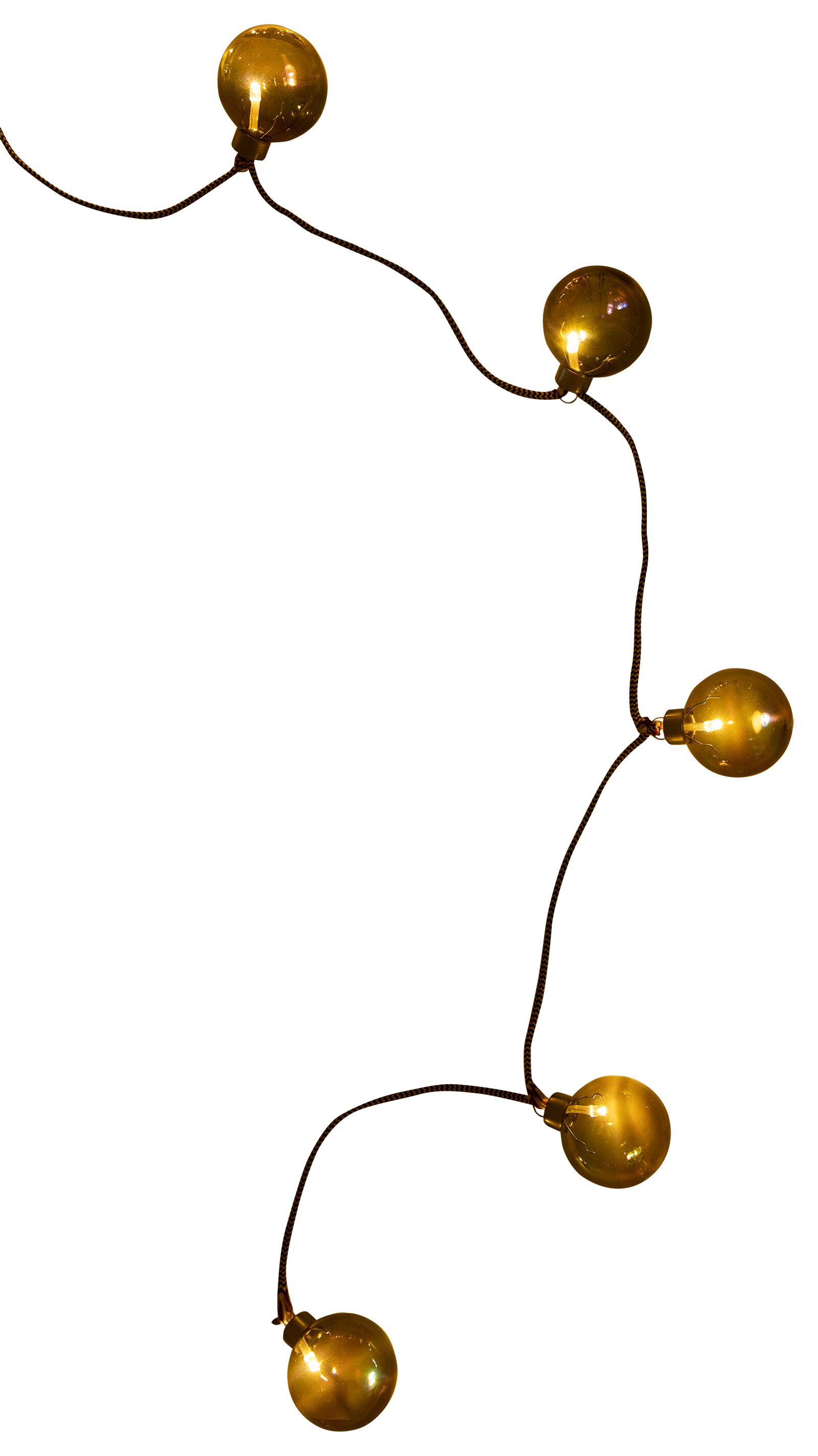 guirlande lumineuse 3m avec 12 ampoules LED boules de noël - HEMA