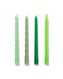 4er-Pack gedrehte Kerzen, Ø 2 x 25 cm, grün - 13506028 - HEMA