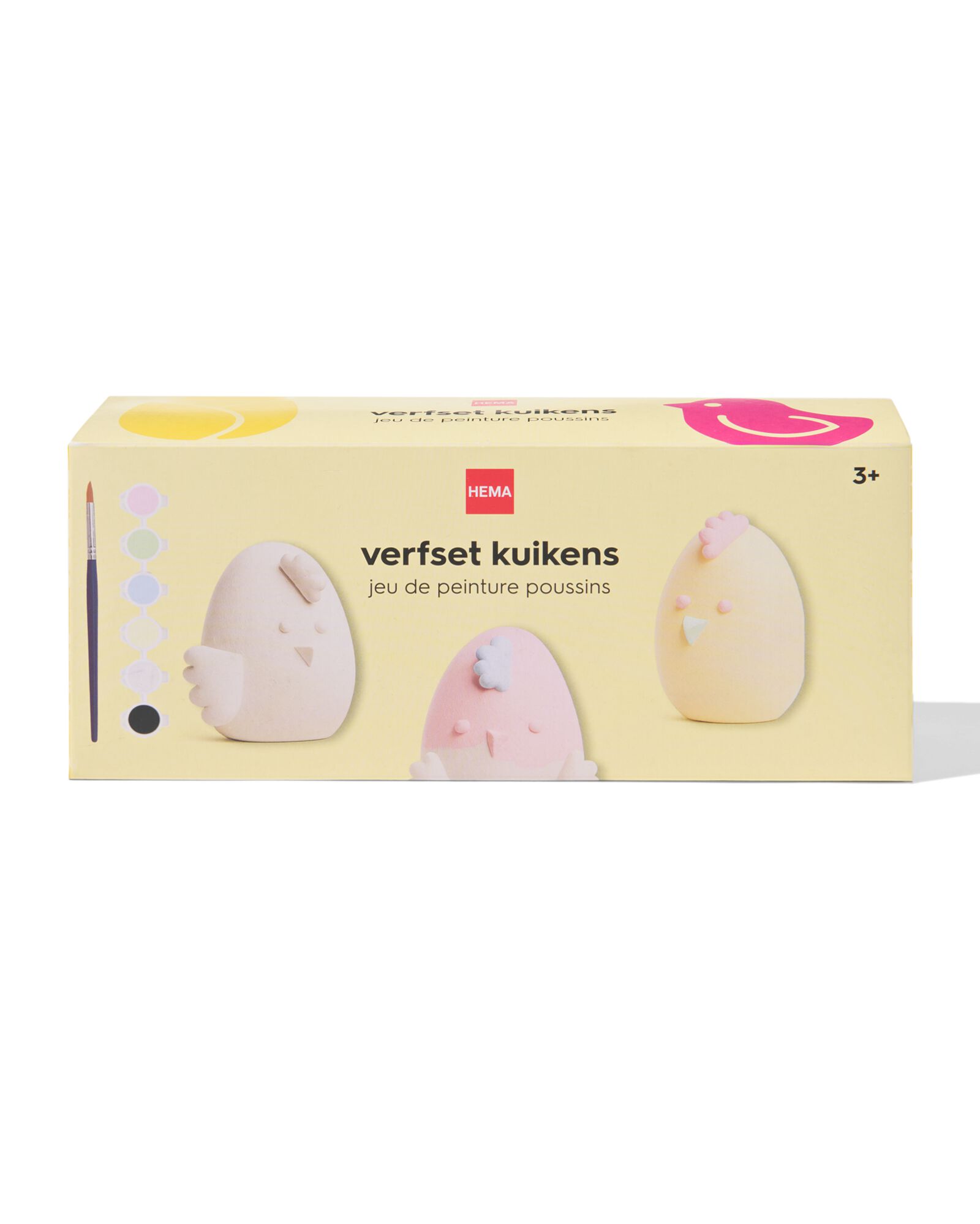 jeu de peinture poussins - pi&egrave;ces - 25800175 - HEMA