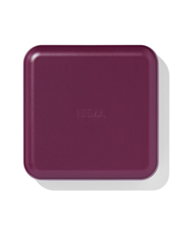 bo&icirc;te &agrave; poudre rechargeable pour poudre matifiante ou poudre bronzante rouge fonc&eacute; - 11290408 - HEMA