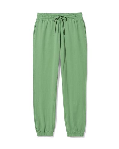 pantalon pyjama femme jersey vert vert - 23400955GREEN - HEMA