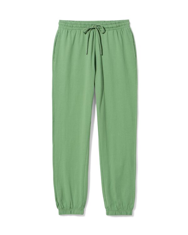 pantalon pyjama femme jersey vert vert - 23400955GREEN - HEMA