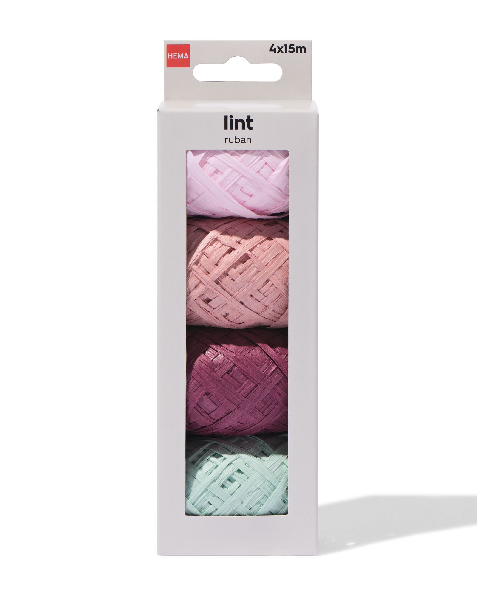 Band 15 m, Bast, gebl&uuml;mt &ndash; 4 St&uuml;ck - 14700619 - HEMA