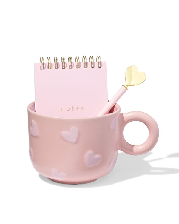 coffret cadeau mug bloc-notes + stylo - 14100221 - HEMA