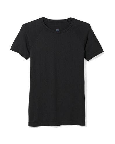 t-shirt sport sans coutures femme noir L - 36030310 - HEMA