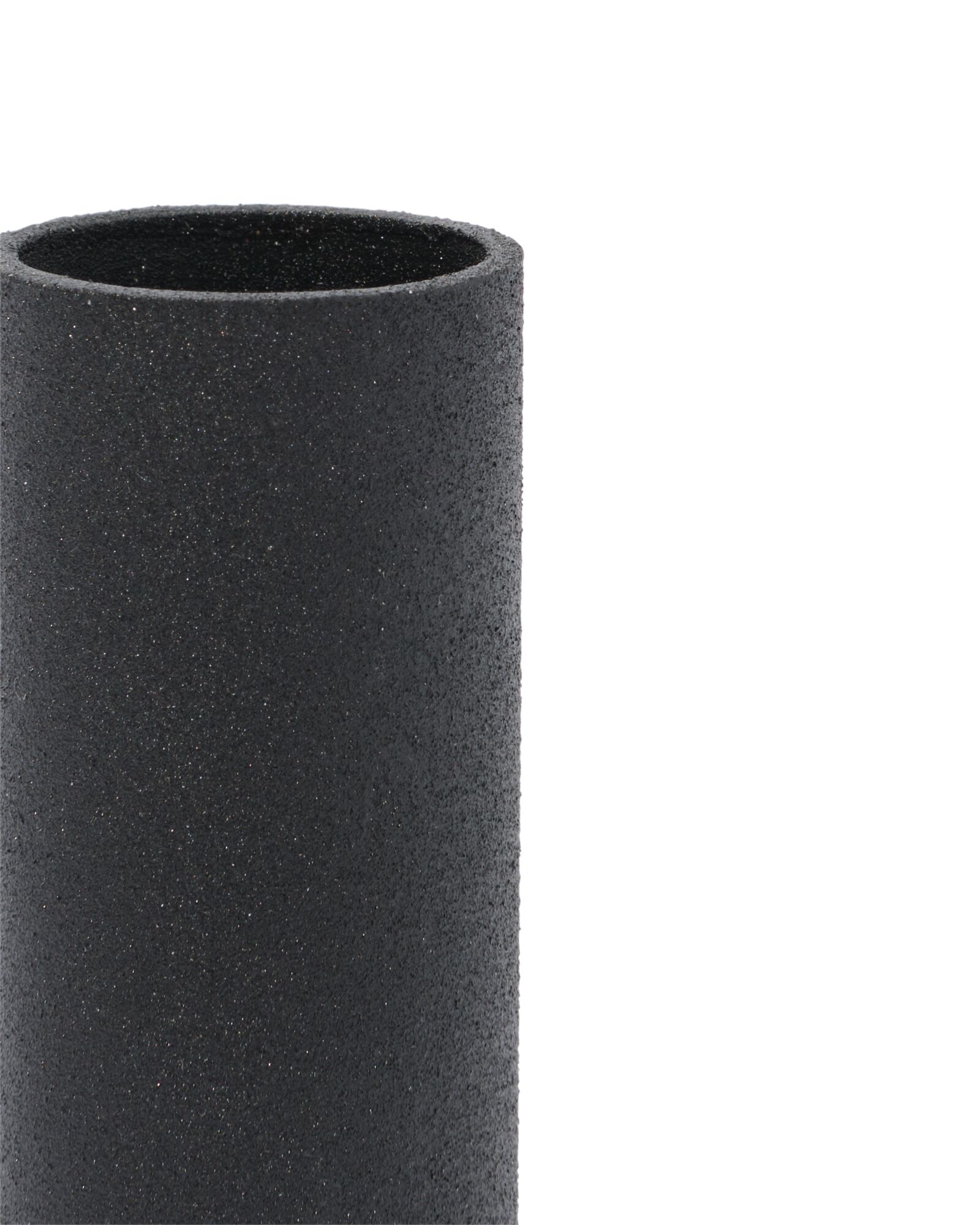 bougeoir S m&eacute;tal noir - 13324005 - HEMA