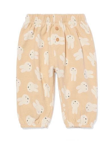 pantalon b&eacute;b&eacute; Miffy coupe confortable jersey &eacute;cru - 33443720ECRU - HEMA