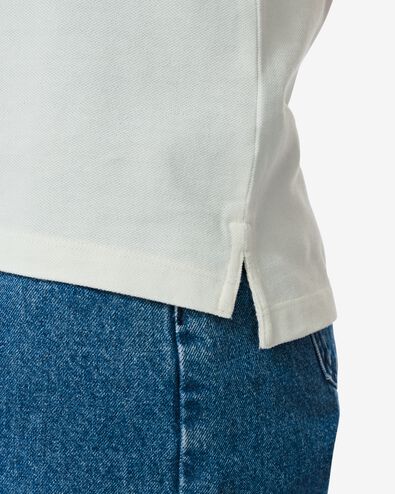 Damen-Poloshirt, Piqué weiß - 1000032086 - HEMA