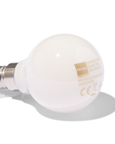 LED Kugelform, frost, E14, 4,2 W, 250 lm - 20000045 - HEMA