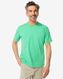 heren t-shirt relaxed fit groen M - 2115415 - HEMA