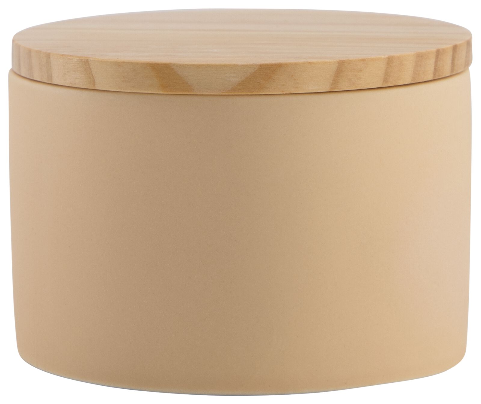 bougie &agrave; 3 m&egrave;ches dans un pot naturel &Oslash;11x7.5 - 13502804 - HEMA