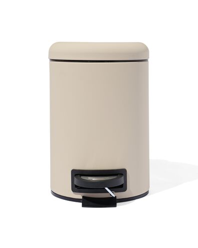 Treteimer, matt, sandfarben, &Oslash; 16 x 25 cm, 3 Liter - 80330034 - HEMA