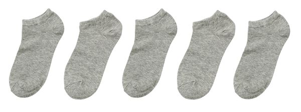 5 paires de socquettes homme gris gris - 1000001523 - HEMA