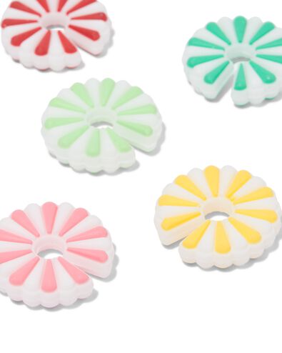 glasmarkeerders bloemen - 8 stuks - 14250318 - HEMA