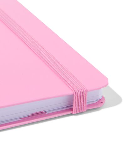 notitieboek A6 gelinieerd roze - 14120123 - HEMA
