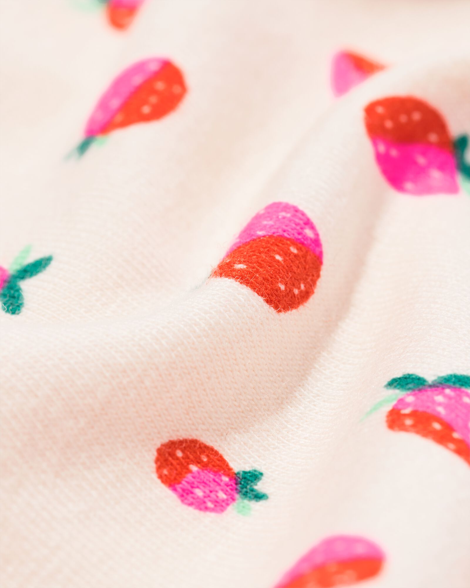 Mitwachsender Baby-Strampler mit Erdbeeren beige beige - 33305060BEIGE - HEMA