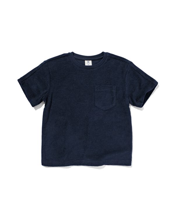 t-shirt enfant bleu foncé bleu foncé - 30792604DARKBLUE - HEMA