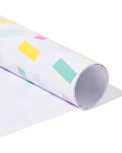 cadeaupapier 70x200cm confetti - 14710274 - HEMA