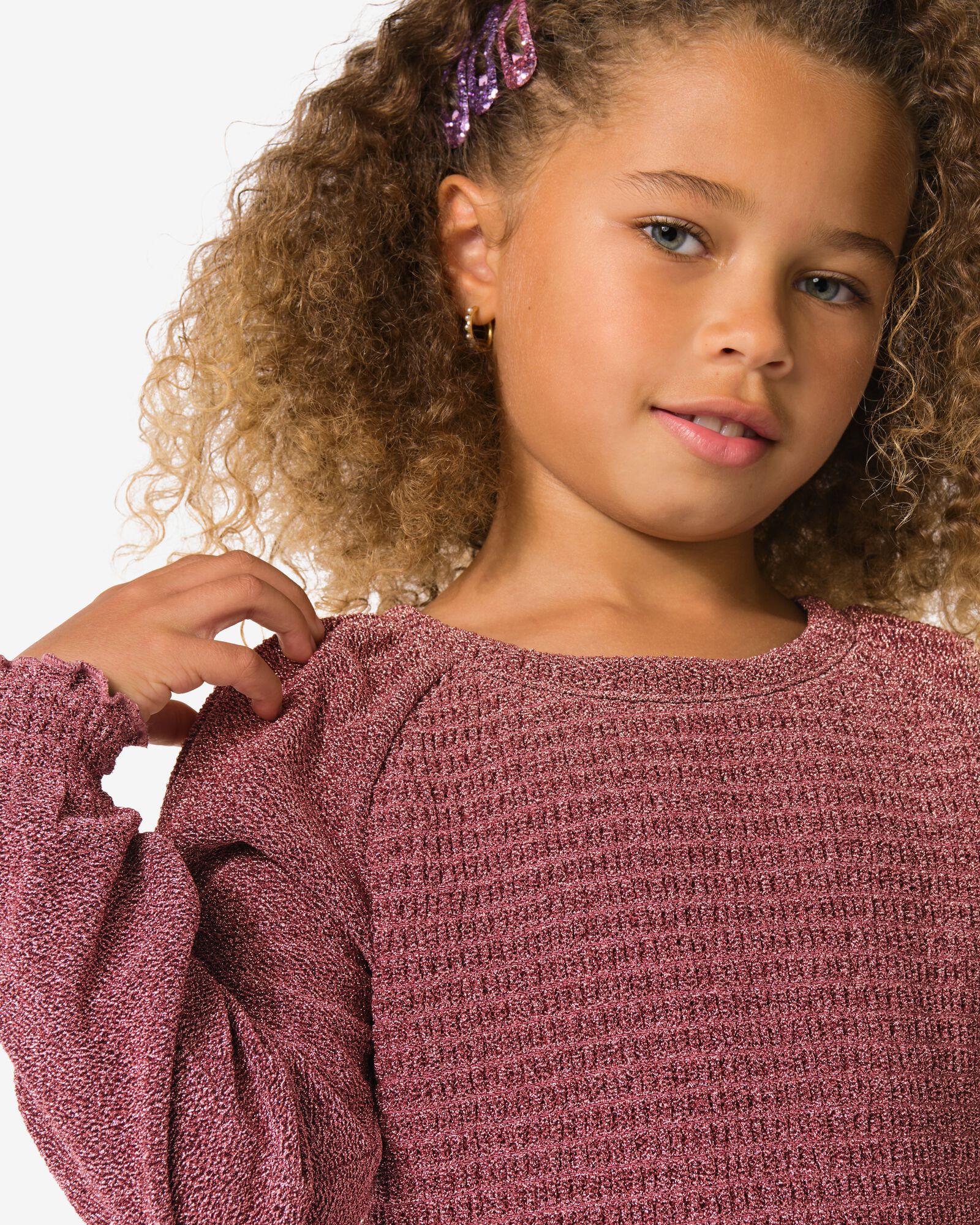 combinaison enfant paillet&eacute;e rose - 30836722PINK - HEMA