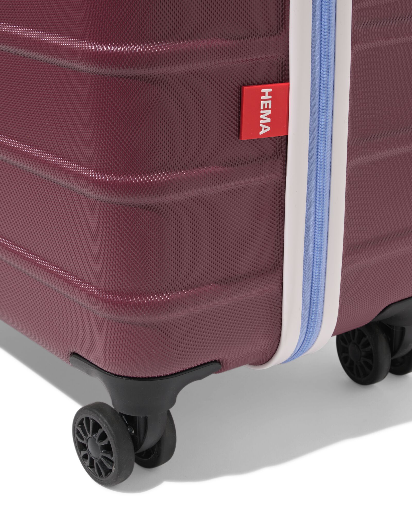 valise ABS 51x28x76cm 90L bordeaux - 18670036 - HEMA