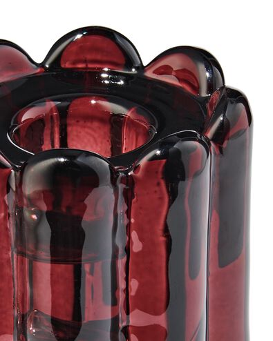 kandelaar 5.8x10cm glas bruin - 13325042 - HEMA