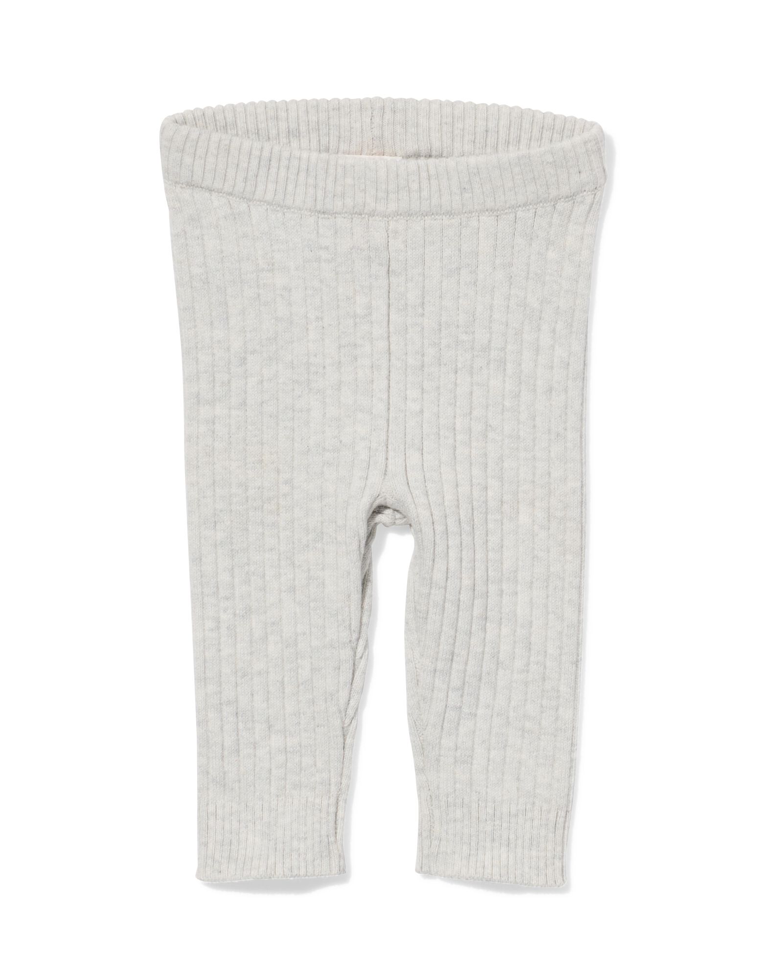 Newborn-Leggings, gerippt graumeliert - 33432920GREYMELANGE - HEMA