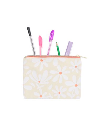 trousse &agrave; crayons toile plate - 14406003 - HEMA