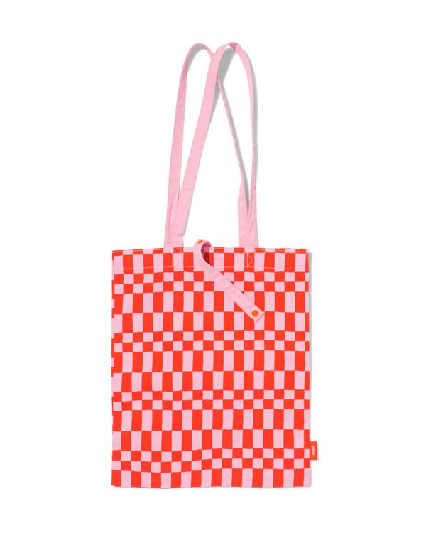 Tasche, Canvas, kariert - 61130152 - HEMA