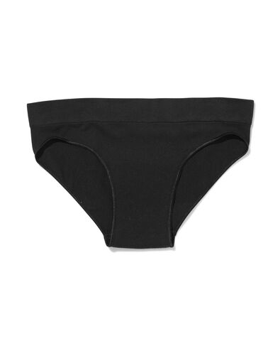 Damen-Hipster, nahtlos, gerippt schwarz schwarz - 21900845BLACK - HEMA