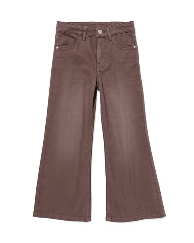 Kinderjeans, Bootcut, Twill braun braun - 30839758BROWN - HEMA