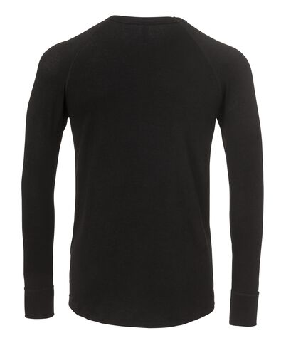 t-shirt thermique homme noir noir - 1000000966 - HEMA