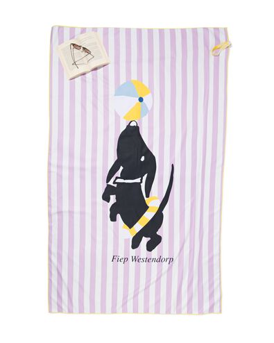 serviette de bain microfibre Takkie 110x175 - 5290117 - HEMA