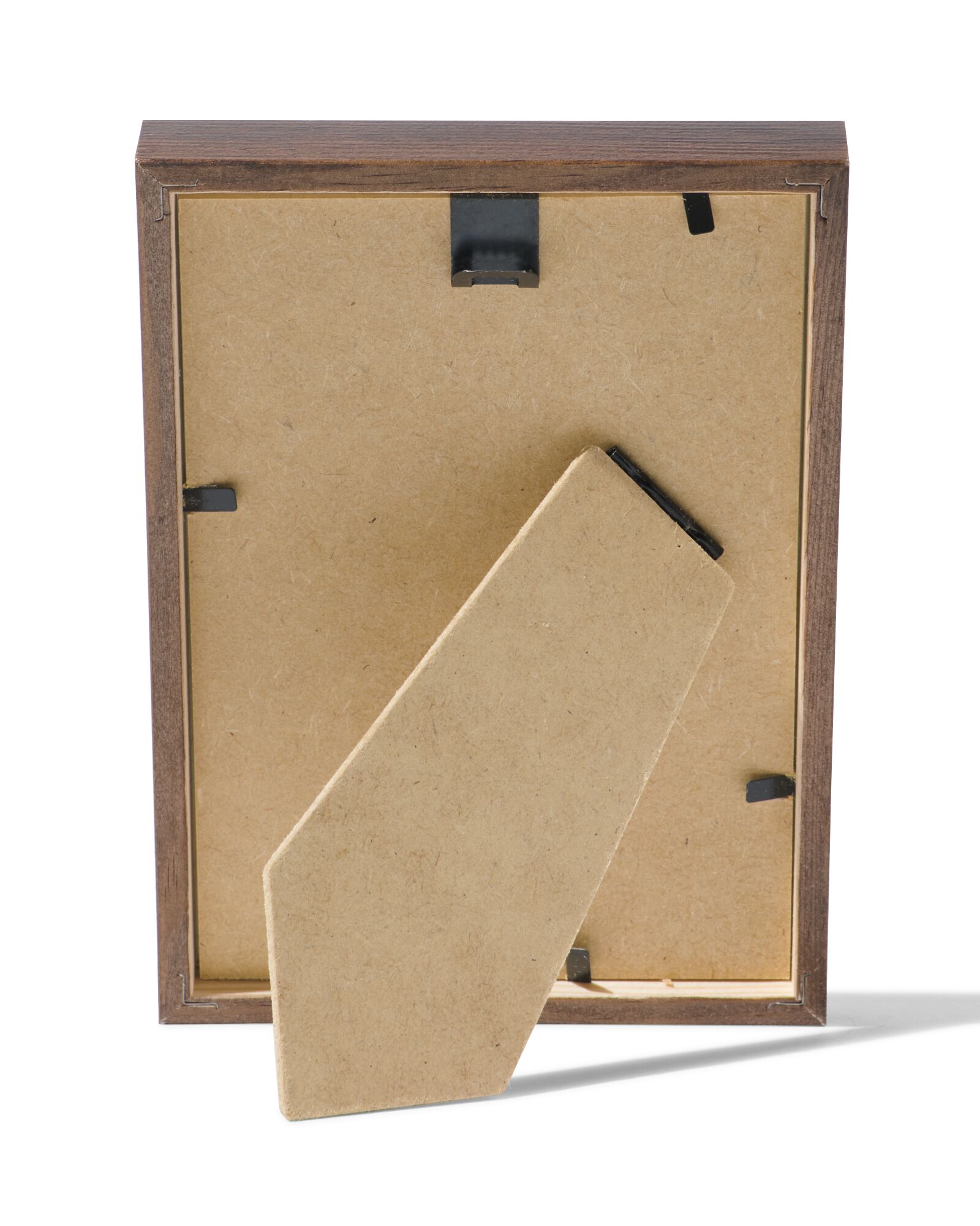 Bilderrahmen 10 x 15 cm, Massivholz, walnussfarben - 13622040 - HEMA