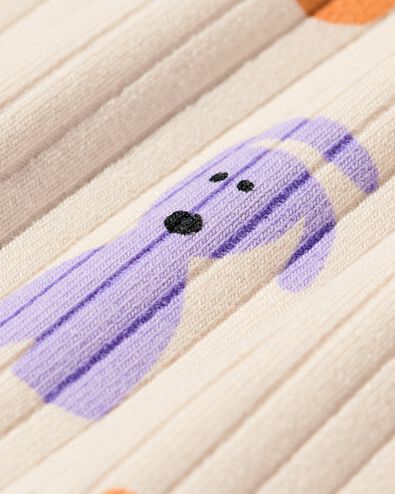 Mitwachsender Strampler ecovero&trade; Hunde eierschalenfarben eierschalenfarben - 33307250OFFWHITE - HEMA