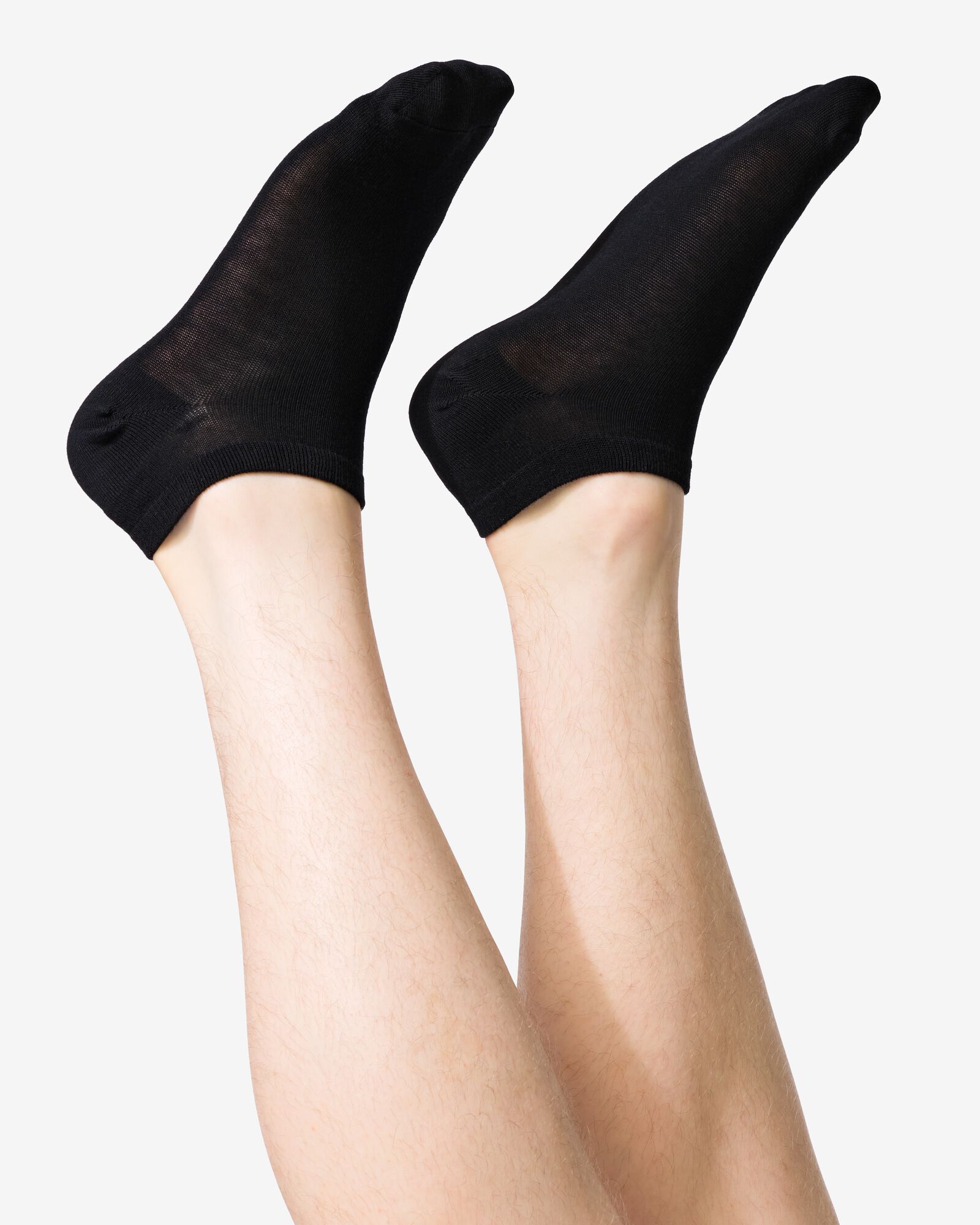 5er-Pack Herren-Kurzsocken schwarz schwarz - 1000001522 - HEMA