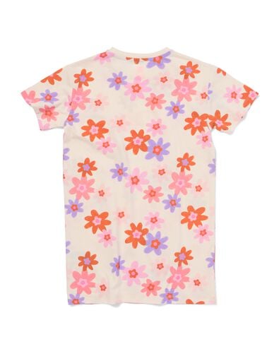 kindernachthemd bloemen gebroken wit gebroken wit - 23003960OFFWHITE - HEMA