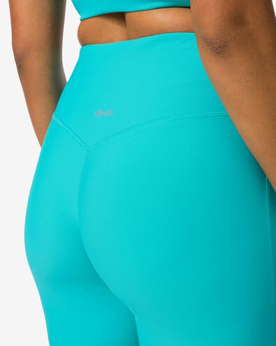 legging de sport femme turquoise turquoise - 36030369TURQUOISE - HEMA