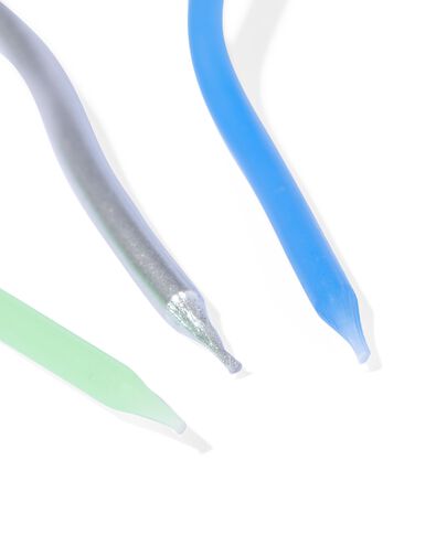 bougie torsad&eacute;e bleue lot de 10 - 14250184 - HEMA