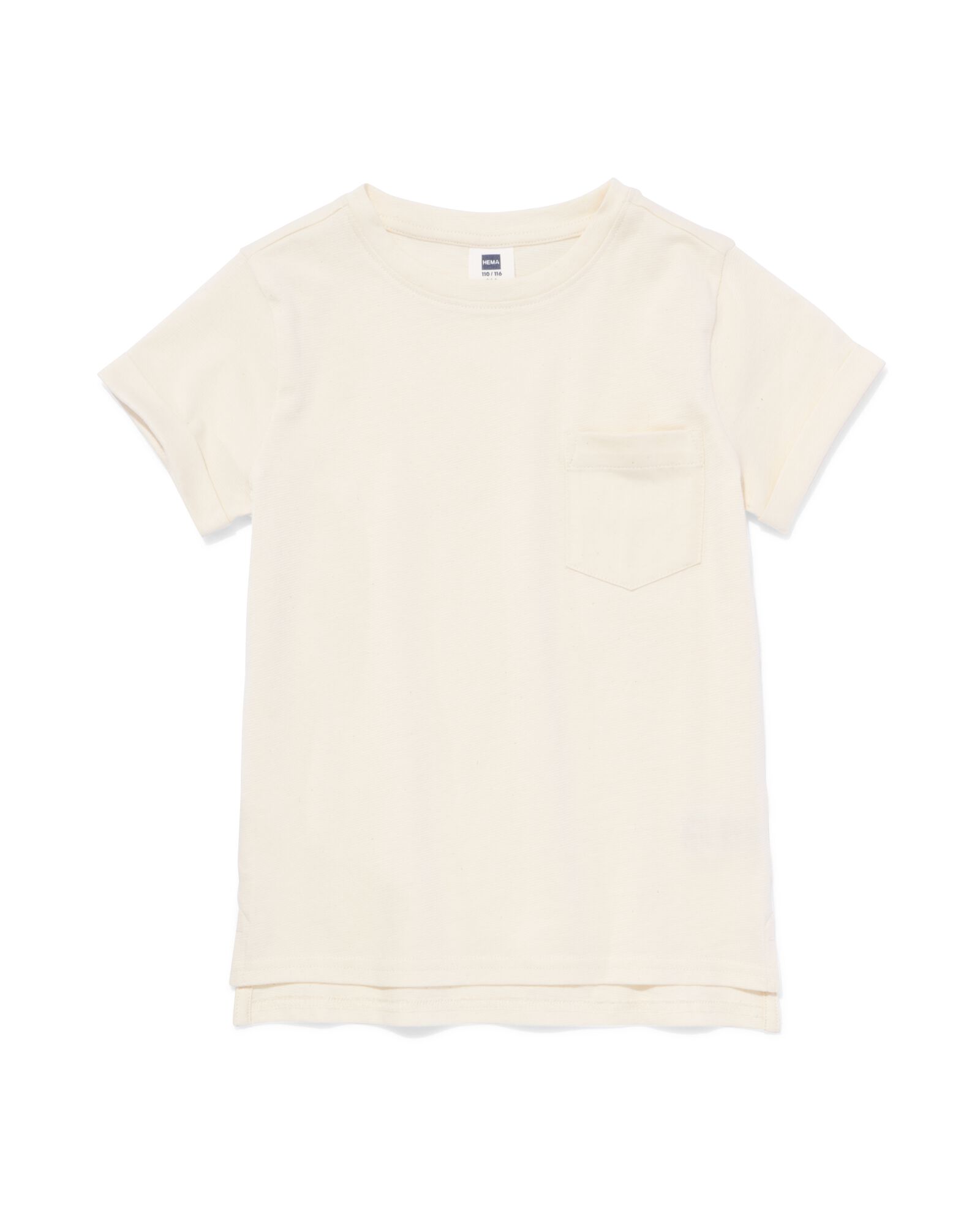 Kinder-T-Shirt mit Struktur ecru - 30742005ECRU - HEMA