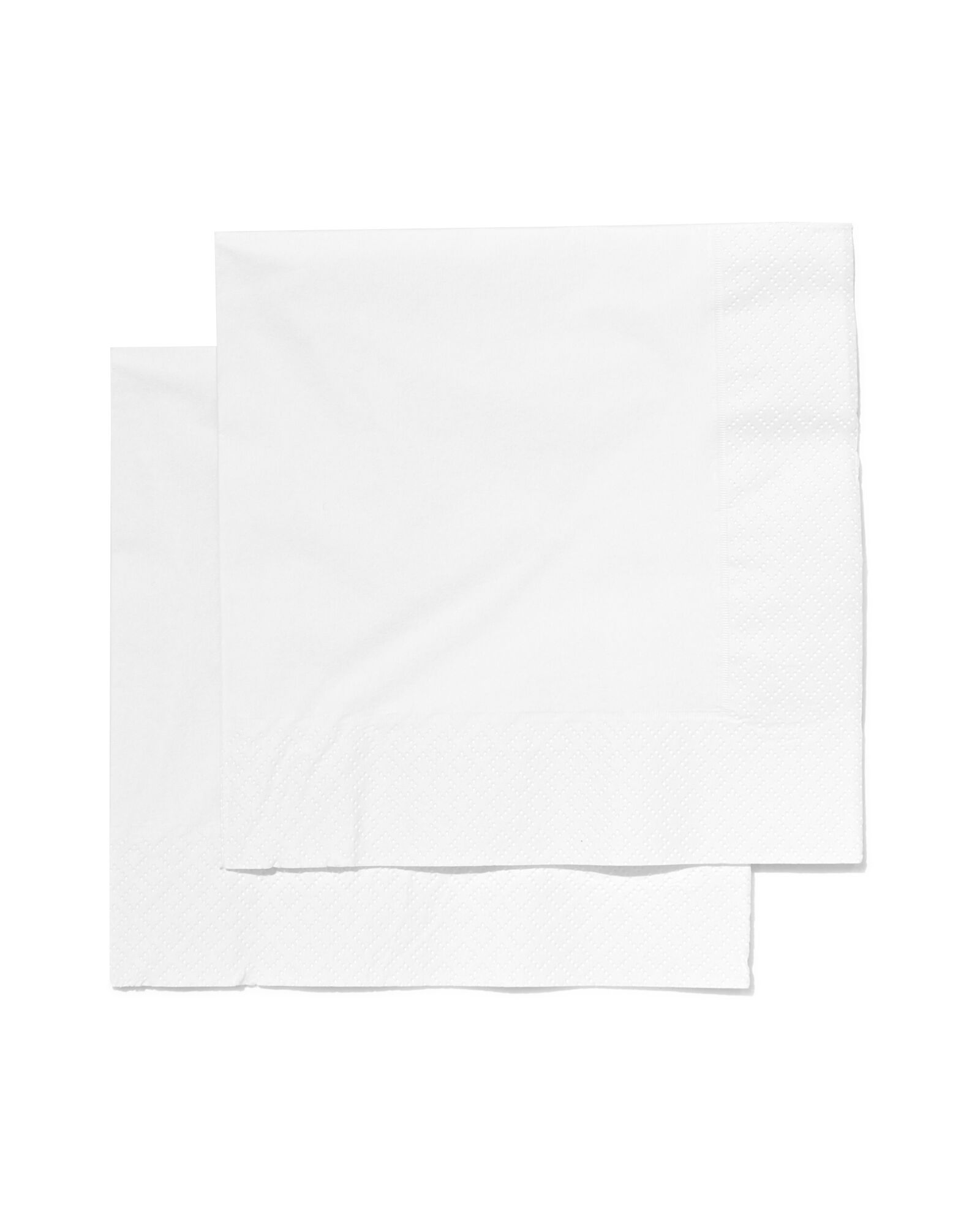 serviettes 33 x 33 cm papier blanc - 20 pi&egrave;ces - 14210173 - HEMA