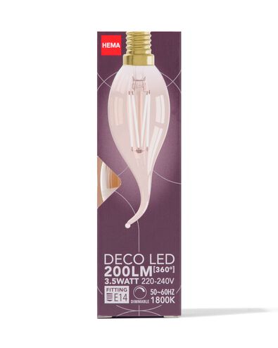 ampoule led dessus flamme E14 3,5W 200lm - 20070053 - HEMA