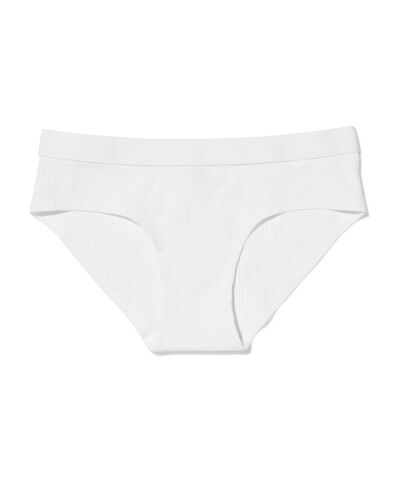 culotte hipster femme en coton blanc blanc - 21900150WHITE - HEMA