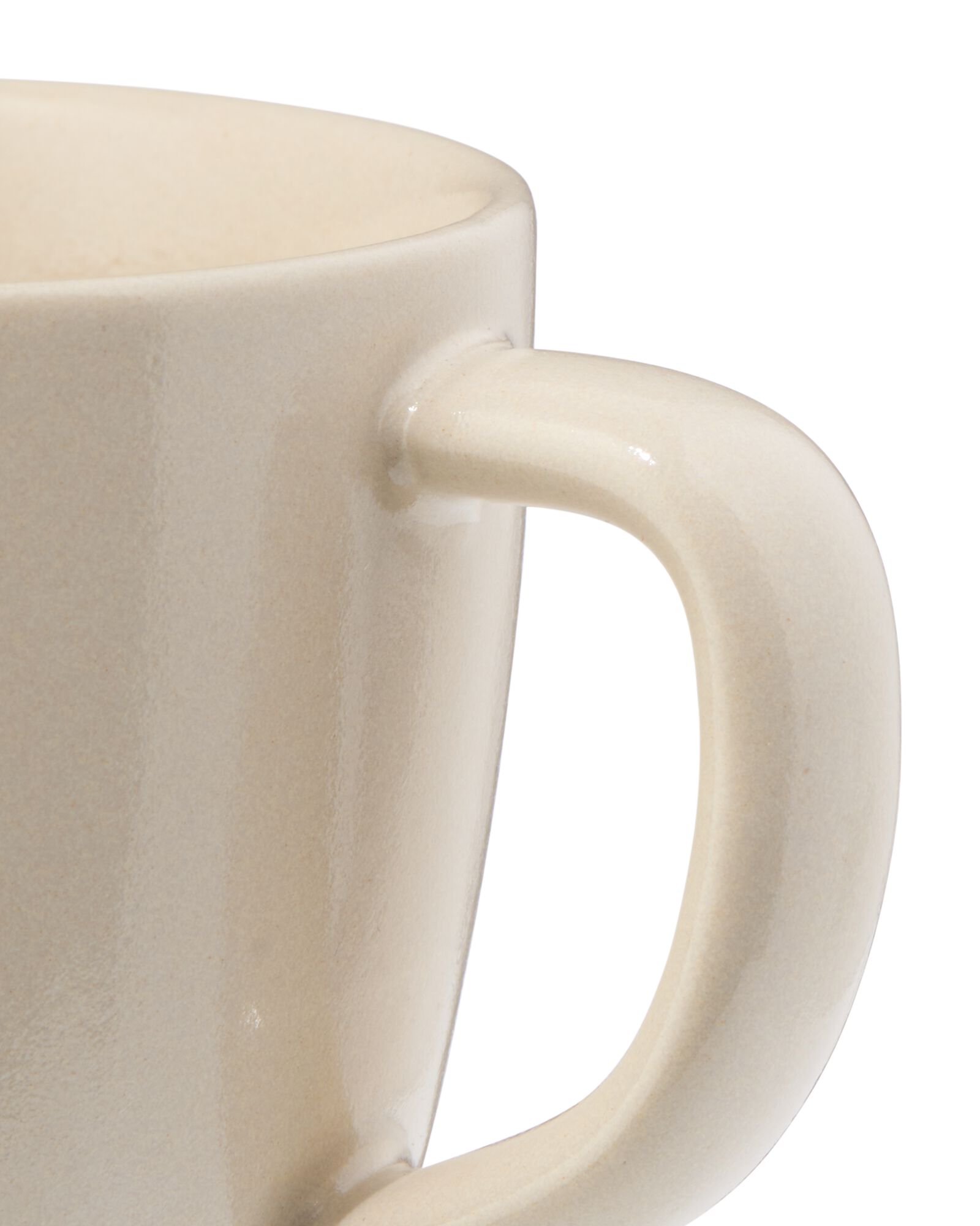 mug espresso 90 ml PUUR &eacute;mail r&eacute;actif blanc cass&eacute; - 80660314 - HEMA