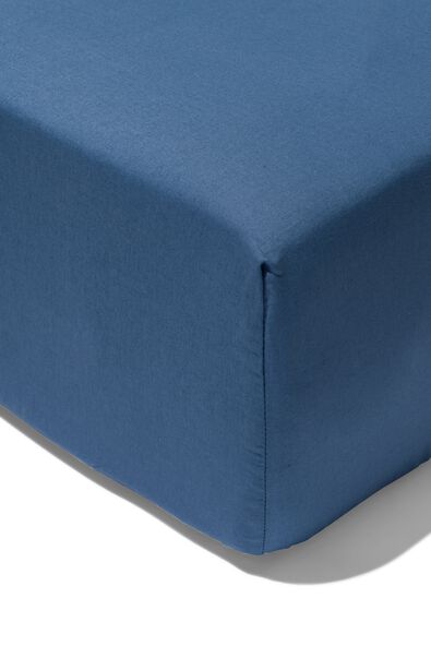 Boxspring-Spannbettlaken, 140 x 200 cm, Soft Cotton, blau - 5120096 - HEMA