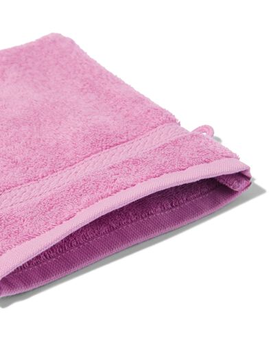 gant de toilette de qualité épaisse violet rose - 5250376 - HEMA